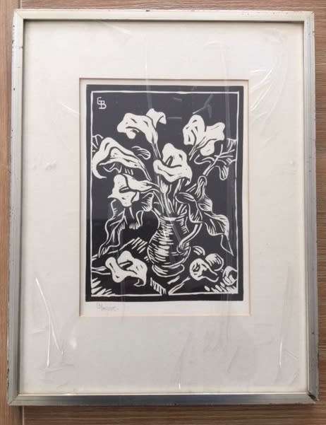 Gregoire Boonzaier  "Arum Lilies" Signed in Pencil
