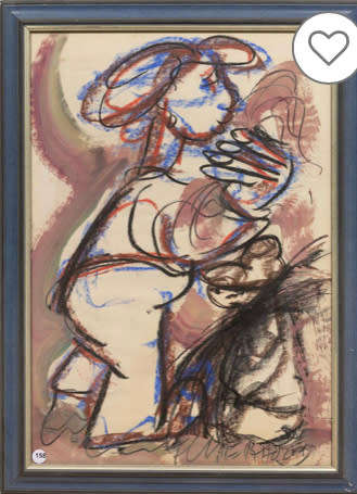 Frans Claerhout Mixed Media signed