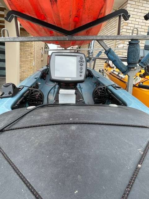 Toyandi 4 Carrier Kayak Fishing Trailer with 3 Sea Fishing Kayaks