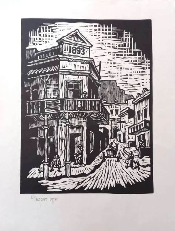 Greqoire Boonzaier  Set of six original Old Cape Linocuts, Signed and Dated. Edition 145/300