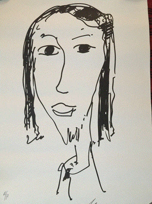 Approved and Signed Silkscreen from Father Claerhout