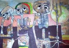SPEELMAN MAHLANGU "THREE FIGURES"