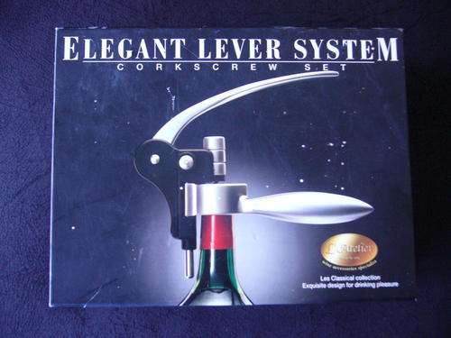 Elegant Lever System cork screw