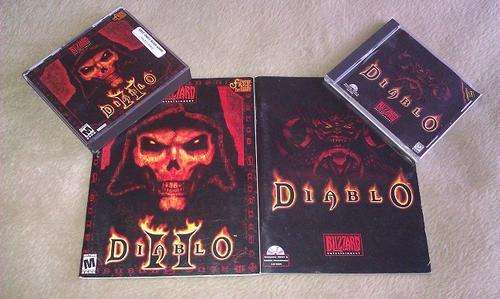 Diablo 1 & 2 + FREE SEALED DIABLO 2 EXP. (not in picture)