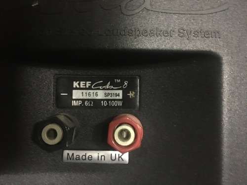 Kef Coda 8 Book Shelf Speaker Set