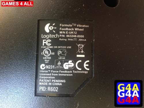 Logitech Formula Vibration Feedback Wheel (G4A)