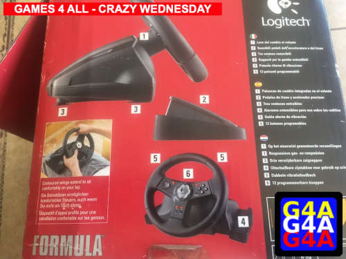 PC Logitech Vibration Feedback Wheel