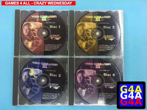 Wing Commander 3 Heart of the Tiger - Disks + Jewel Case
