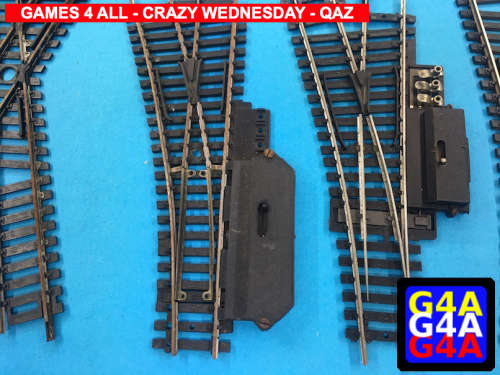 Lima HO 1 X-Track 3 Left Switch Tracks