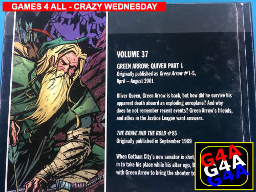 CRAZY WEDNESDAY - DC Comics Hardcove Green Arrow Quiver Part 1 - QAZ