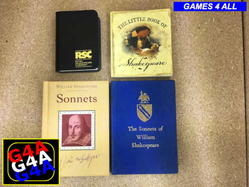 4 Mini William Shakespeare books