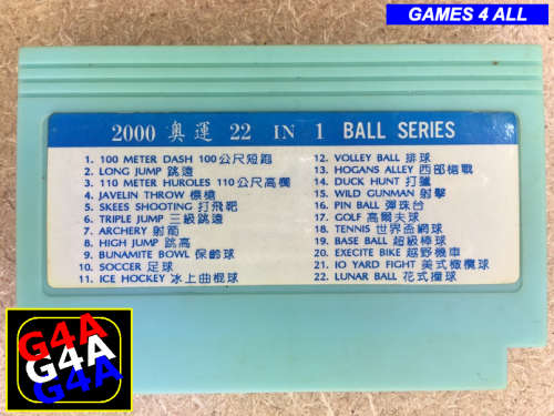OLD TV Gaming System from the 1990`s & 22in1 Gaming Cartage - TESTED AND ALL WORKING