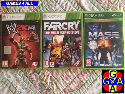3 XBox 360 Games
