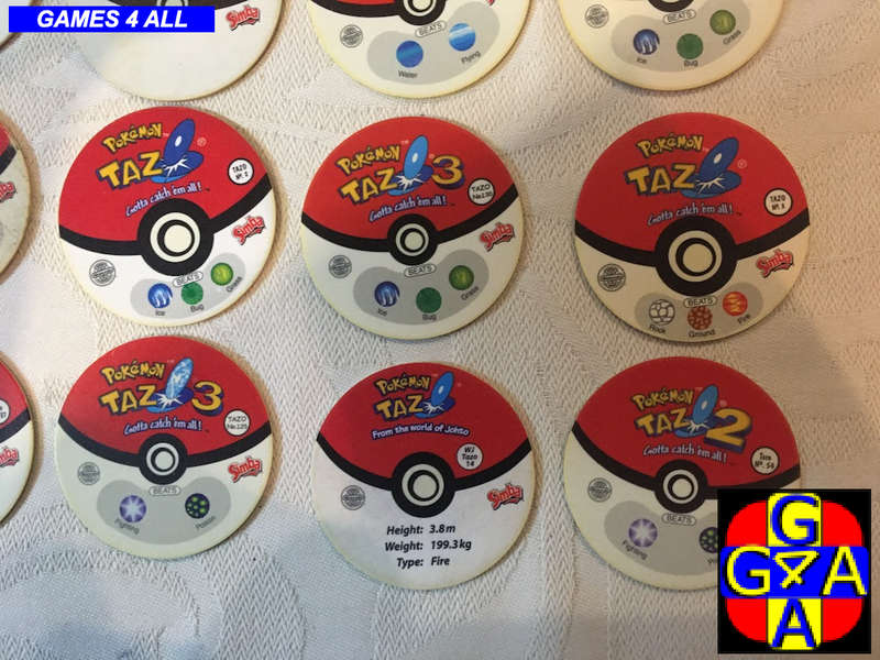 17 Pokemon TAZO Collection