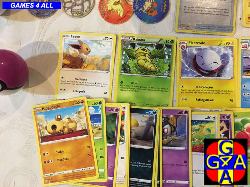 HUGE Pokemon Cards + 20 Tazos + EXTRAS - NO FAKE CARDS