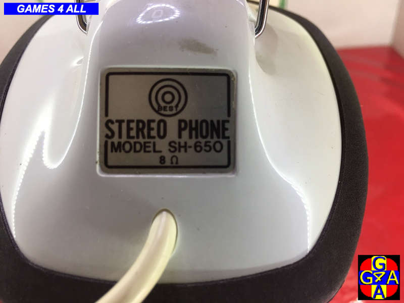 Old RETRO Stereo Headphones & Box