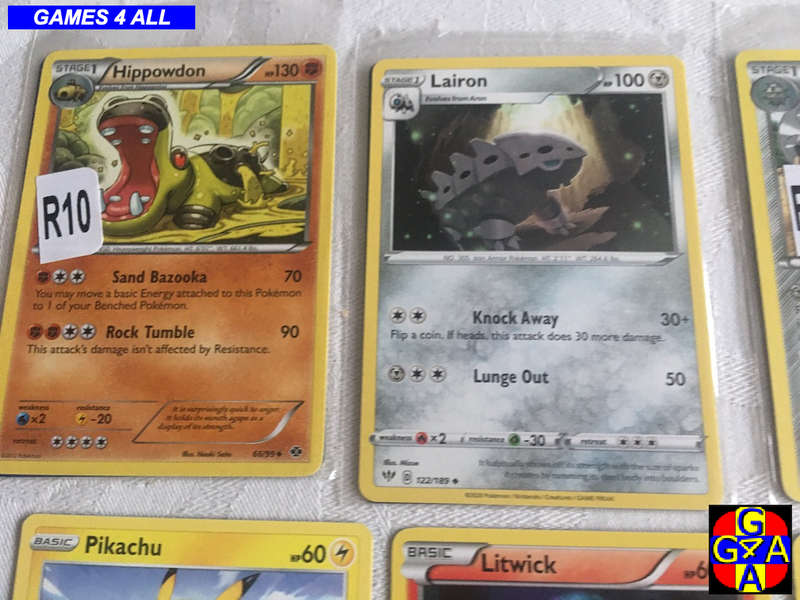 70 Pokemon Cards + 10 Tazos - NO FAKES