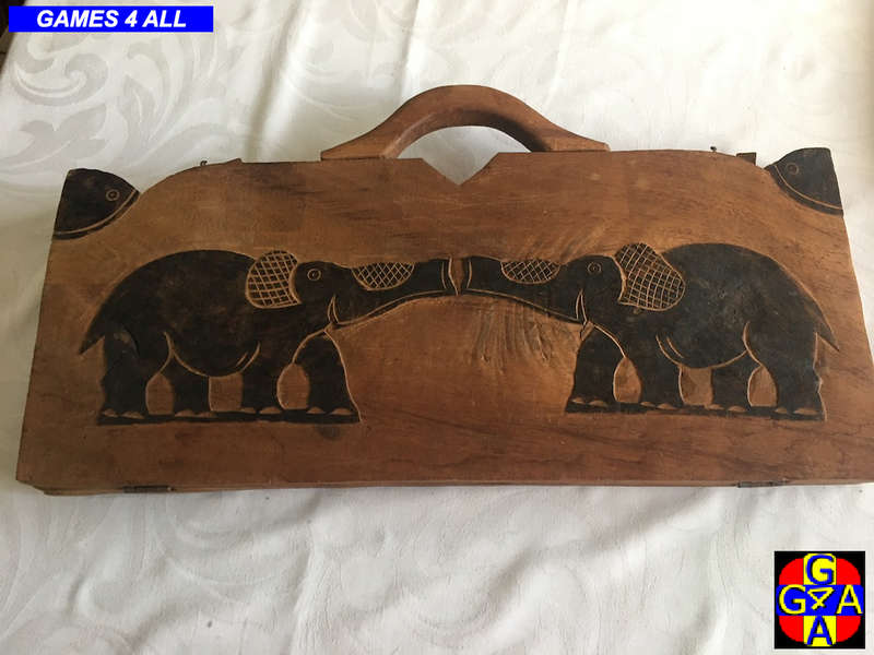 Mancala Wood Set (Bao la Kiswahili)