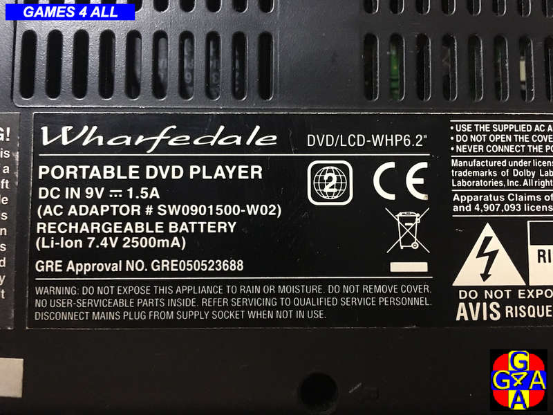 Wharfedale - Portable Region 2 DVD Player