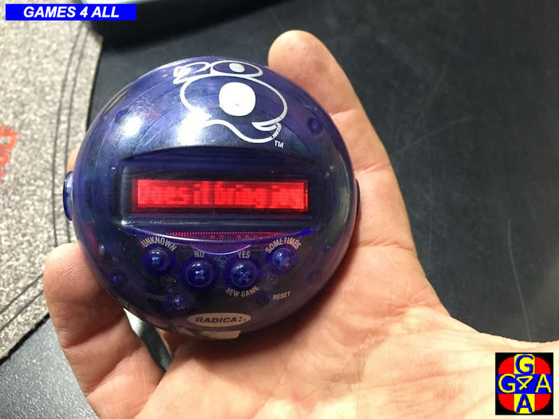 Radica 20Q - 20 Questions Handheld Game - Blue
