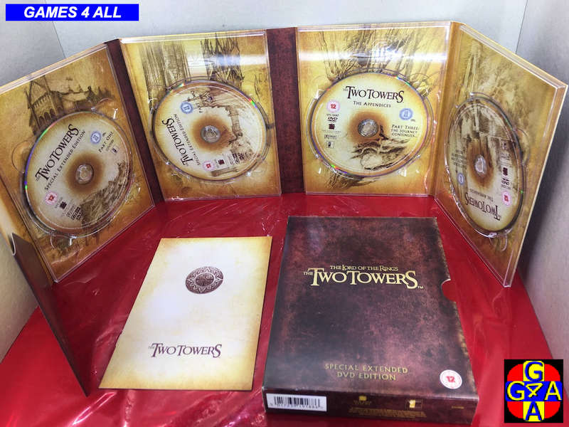 The Lord of the Rings, The Two Towers - 4 DVD Extended Version