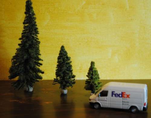 Fir Trees - SET OF EIGHT