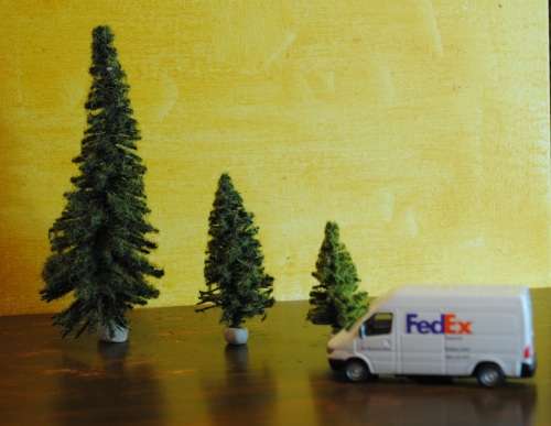 Fir Trees - SET OF EIGHT