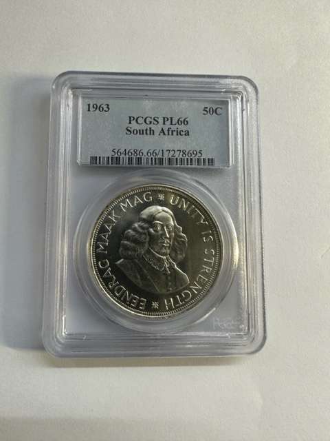 1963 50c PCGS PL66