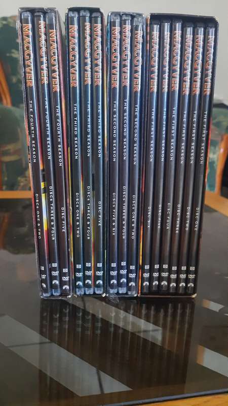MacGyver DVD Collection: Complete Seasons 1-4 - Classic Action Series!