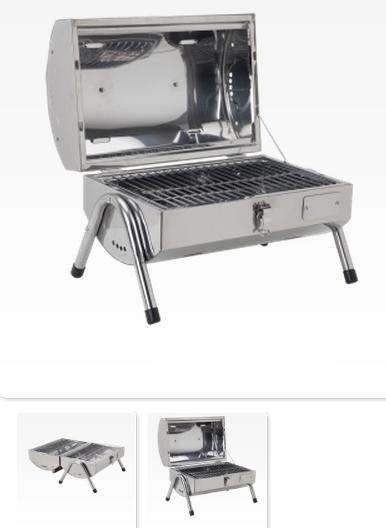 Stainless Steel Two Section BBQ