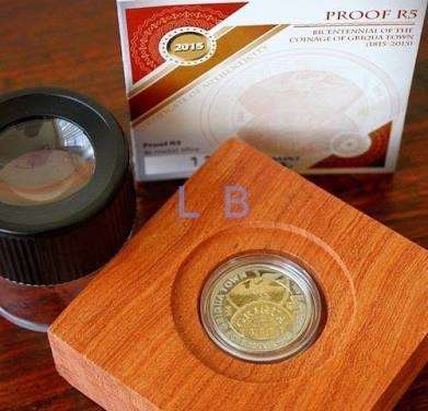 ###2015 Griqua Town Proof R5 Coin Set###Latest launch