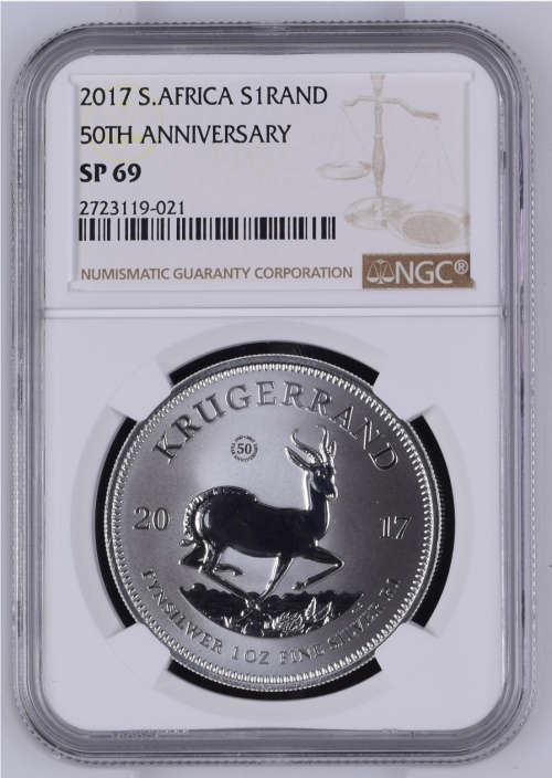 ###2017 NGC Silver krugerrand SP69 ###Low start