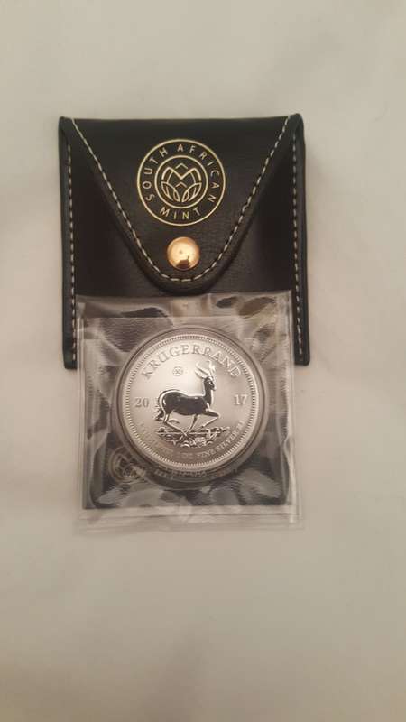 ###2017 Krugerrand 1 oz silver coins###Premium Uncirculated