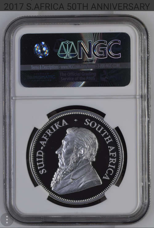 ###2017 Proof Silver Krugerand PF70 ### Finest known