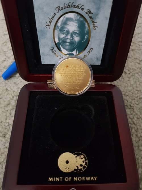 ###2010 Mandela 1/2 oz gold Mintmark### Christmas Special