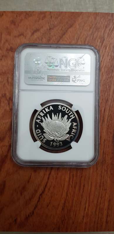###1993 Protea Banking PF69 Silver R1 Coin### High Grade