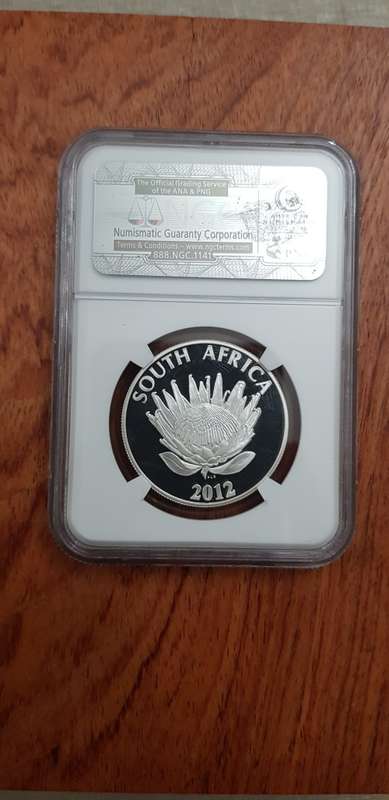 ###2012 Walter Sisulu PF70 Protea R1 silver ### Finest known