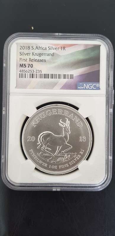 ###2018 MS70 NGC Silver Krugerrand### Finest known
