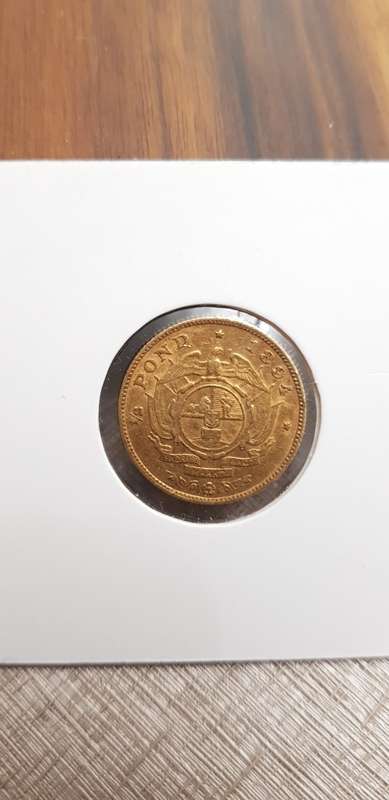 ###1894 Zar Kruger 1/2 Pond###Low start