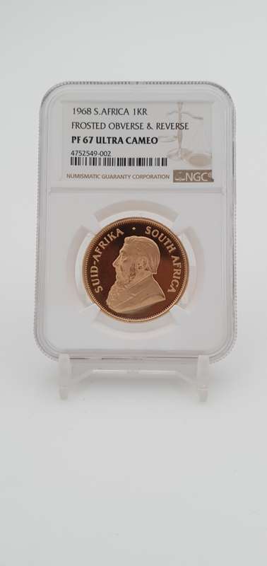 ###1968 Double Frosted PF67 NGC Gold 1oz Krugerrand ### Wow!!