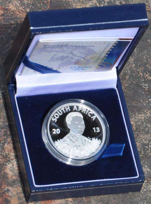 ###Low start Mandela Legend Silver Proof 2013 coins###Crazy R1