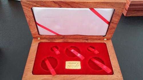 ###Mandela De Klerk Special Wooden Boxes### stunning Crazy R1 start