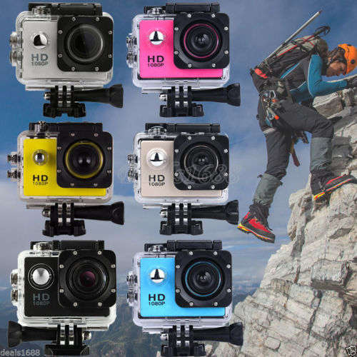 Full HD 1080P Sports DV Action Waterproof Camcorder