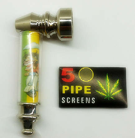 Bong Smoking Pipes with 5 pipe screens