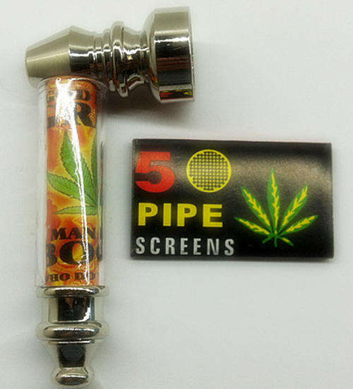 Bong Smoking Pipes with 5 pipe screens