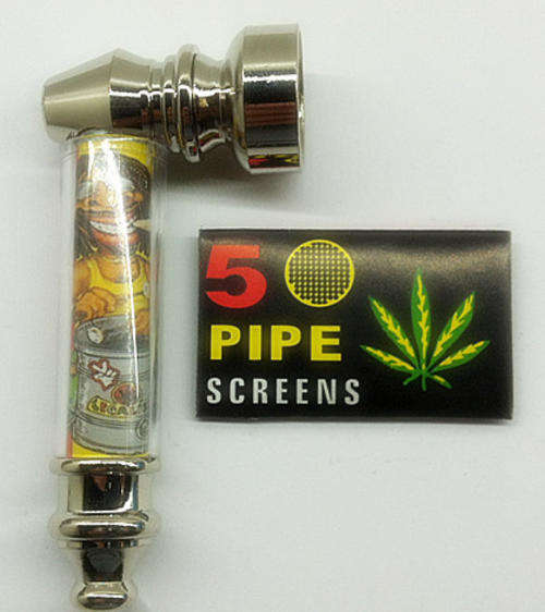 Bong Smoking Pipes with 5 pipe screens
