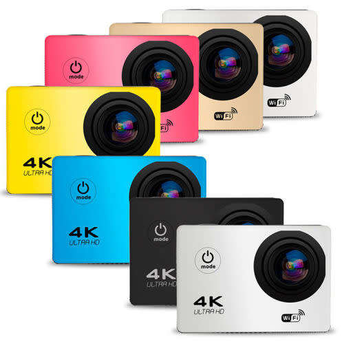 WiFi 4K Ultra HD H.264 1080P Car Helmet Camcorder Sports DV Action Waterproof Camera