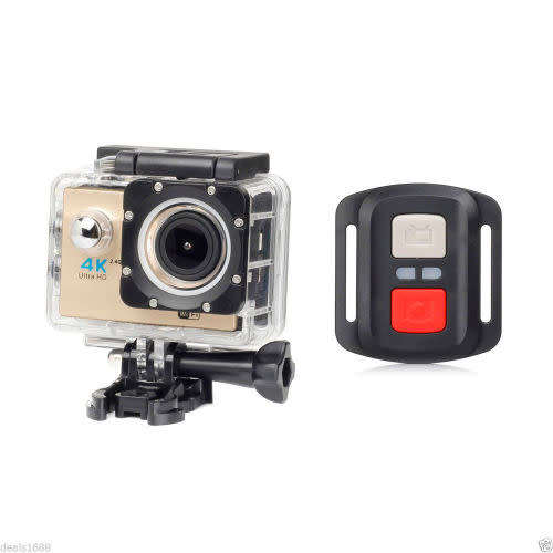 WiFi 4K Ultra HD 1080P Car Helmet Camcorder Sports DV Action Waterproof Camera