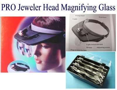 Head Magnifying Glass with Led Torch