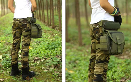 Outdoor Tactical Leg Packs Military Equipment Equipped With Pockets Fishing Bag Optional Mobile Pock